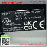 (A)Unused, FS-V31, Fiber Optic Sensor Amplifier, ไฟเบอร์แอมพลิฟายเออร์, KEYENCE