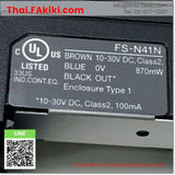 (A)Unused, FS-N41N, Digital fiber senser, ดิจิตอลไฟเบอร์เซนเซอร์, KEYENCE