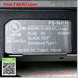 (A)Unused, FS-N41N, Digital fiber senser, ดิจิตอลไฟเบอร์เซนเซอร์, KEYENCE