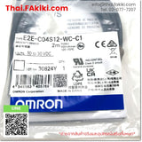 (A)Unused, E2E-C04S12-WC-C1 2m, Proximity Sensor, พร็อกซิมิตี้เซนเซอร์, OMRON