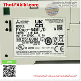 (A)Unused, FX3UC-64MT/D, PLC Main Module, พีแอลซียูนิตหลัก, MITSUBISHI