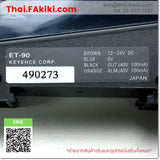 (A)Unused, ET-90 NO/NC, Amplifier Unit NPN, แอมพลิฟายเออร์ยูนิต NPN, KEYENCE