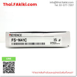 (A)Unused, FS-N41C, Digital Fiber Optic Sensor Amplifier, เครื่องขยายสัญญาณดิจิตอลไฟเบอร์ออปติกเซนเซอร์, KEYENCE