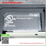 (A)Unused, FS-N40, Digital Fiber Optic Sensor Amplifier, ไฟเบอร์เซนเซอร์ แอมพลิฟายเออร์ดิจิตอล, KEYENCE
