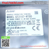 (A)Unused, GT2107-WTBD DC24V, Touch Panel, หน้าจอสัมผัส, MITSUBISHI