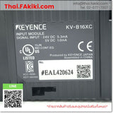 (B)Unused*, KV-B16XC, Extension Input Module, โมดูลอินพุตส่วนขยาย, KEYENCE