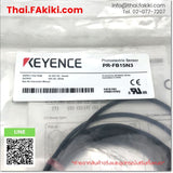(A)Unused, PR-FB15N3 NPN, Photoelectronic Sensor, โฟโตอิเล็กทริคเซนเซอร์, KEYENCE