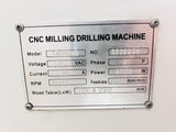 CNC MILLING DRILLING MACHINE (Vertical Milling Center), X7COMBO (SYIL X7 Combo) สเปค  , SYIL