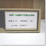 Japan (A)Unused Sale,MR-J3BT1CBL03M　バッテリ接続用中継ケーブル 0.3m ,MR Series Peripherals,MITSUBISHI
