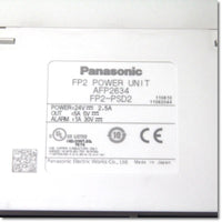 Japan (A)Unused Sale,FP2-PSD2 [AFP2745] 電源ユニット ,FP Series,Panasonic 