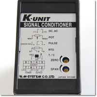 Japan (A)Unused Sale,KVS-A15-G/K 直流入力変換器 ,Signal Converter,M-SYSTEM 