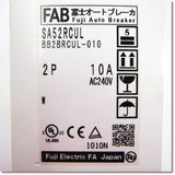 Japan (A)Unused,SA52RCUL 2P 10A W　オートブレーカ　補助スイッチ付き ,MCCB 2-Pole,Fuji