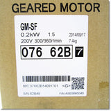 Japan (A)Unused,GM-SF 4P 0.2kw 1/5 Geared Motor,MITSUBISHI 