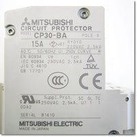Japan (A)Unused,CP30-BA 3P 1-M 15A A circuit protector 3-Pole,MITSUBISHI 