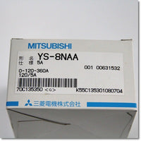 Japan (A)Unused,YS-8NAA 5A 0-120-360A CT 120/5A B 三倍延長　交流電流計 ,Ammeter,MITSUBISHI