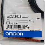 Japan (A)Unused,E32-D11R　ファイバユニット M6 2m ,Fiber Optic Sensor Module,OMRON