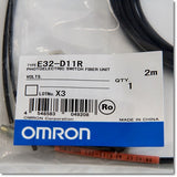 Japan (A)Unused,E32-D11R ファイバユニット M6 2m ,Fiber Optic Sensor Module,OMRON 