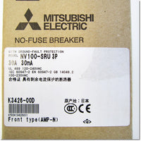 Japan (A)Unused,NV100-SRU 3P 30A 30mA Japanese equipment ,Earth Leakage Breaker 3-Pole,MITSUBISHI 