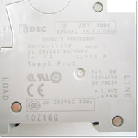 Japan (A)Unused,NC1V-1111F-1AA 1P 1A circuit protector 1-Pole,IDEC 