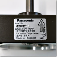Japan (A)Unused,MX8G25B [PACMGX80-25]  ギヤヘッド 減速比25  □80mm ,Reduction Gear (GearHead),Panasonic