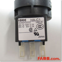 Japan (A)Unused,HA3S-2C1 φ16 セレクタスイッチ 1c 角丸形 2ノッチ,Selector Switch,IDEC