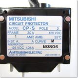 Japan (A)Unused,CP-S 2P D3-M 1A  サーキットプロテクタ ,Circuit Protector 2-Pole,MITSUBISHI