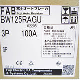 Japan (A)Unused,BW125RAGU 3P 100A SF　オートブレーカ グローバル品[ULリステッド]　両側平形端子 ,MCCB 3 Poles,Fuji