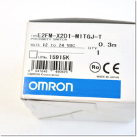 Japan (A)Unused,E2FM-X2D1-M1TGJ-T 0.3M　オールステンレスボディ近接センサ M12 NO コネクタ中継タイプ ,Amplifier Built-in Proximity Sensor,OMRON