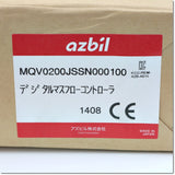Japan (A)Unused,MQV0200JSSN000100　デジタルマスフローコントローラ ,Flow Sensor,azbil