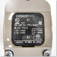 Japan (A)Unused,WLD2-55LD　2回路リミットスイッチ 1a1b, トップ・ローラ・プランジャ形 ,Limit Switch,OMRON