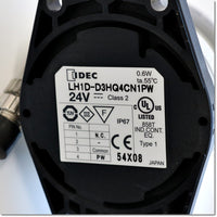 Japan (A)Unused Sale,LH1D-D3HQ4CN1PW 24V　表面取付形表示灯 大形ドームφ66 単色全面照光 M12コネクタタイプ ,Indicator <Lamp>,IDEC