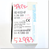 Japan (A)Unused,MSO-N10CXKP AC100V 1-1.6A 1a　電磁開閉器 ,Irreversible Type Electromagnetic Switch,MITSUBISHI