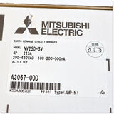 Japan (A)Unused,NV250-SV 4P 225A 100/200/500mA AL SLT付  漏電遮断器 ,Peripherals / Low Voltage Circuit Breakers And Other,MITSUBISHI