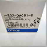 Japan (A)Unused,E3X-DAC51-S  カラーセンシングタイプ デジタルファイバアンプ ,Fiber Optic Sensor Amplifier,OMRON