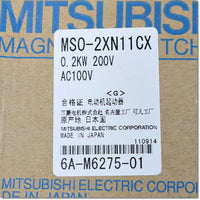 Japan (A)Unused,MSO-2×N11CX AC100V 1-1.6A 1a×2 可逆式電磁開閉器 ,Reversible Type Electromagnetic Switch,MITSUBISHI