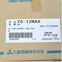 Japan (A)Unused,YS-12NAA 5A 0-100-300A CT 100/5A B  指示電気計器 三倍延長 ,Ammeter,MITSUBISHI