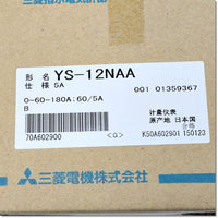 Japan (A)Unused,YS-12NAA 5A 0-60-180A CT 60/5AB  指示電気計器 三倍延長 ,Ammeter,MITSUBISHI