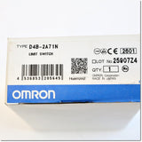 Japan (A)Unused,D4B-2A71N, 2NC, Safety (Door / Limit) Switch, OMRON 