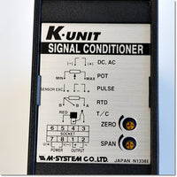 Japan (A)Unused Sale,KVS-55-R  直流入力変換器 24VDC ,Signal Converter,M-SYSTEM