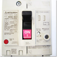 Japan (A)Unused,NV63-NCV,3P,30A,30mA Japanese Japanese Earth Leakage Breaker 3-Pole,MITSUBISHI 