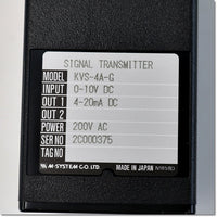 Japan (A)Unused,KVS-4A-G  直流入力変換器 ,Signal Converter,M-SYSTEM