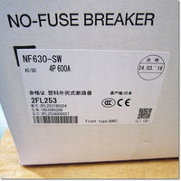 Japan (A)Unused Sale,NF630-SW,4P,600A  ノーヒューズ遮断器 ,Low Pressure Circuit Breaker / Breakers,MITSUBISHI