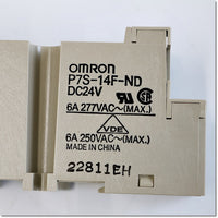 Japan (A)Unused,P7S-14F-ND DC24V セーフティリレーソケット,Socket Contact / Retention Bracket,OMRON 