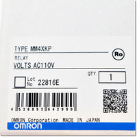 Japan (A)Unused,MM4XKP,AC110V　ラッチングリレー 直流負荷開閉形 接点定格負荷:DC110V 5A ,Latching Relay <MKK / MMK>,OMRON