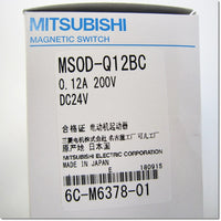 Japan (A)Unused,MSOD-Q12BC,DC24V,0.1-0.16A,1a1b　電磁開閉器 ,Irreversible Type Electromagnetic Switch,MITSUBISHI