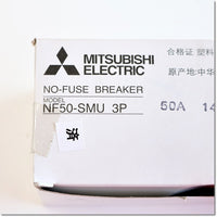Japan (A)Unused,NF50-SMU,3P,50A MCCB 3 Poles,MITSUBISHI 