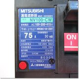 Japan (A)Unused,NV100-CW 3P 75A 30mA TBL-1R　漏電遮断器 テストリード線つき ,Earth Leakage Breaker 3-Pole,MITSUBISHI