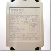 Japan (A)Unused,D4B-2A71N  セーフティ・リミットスイッチ 2NC トップ・ローラ・プランジャ形　コンジット口G1/2 ,Safety (Door / Limit) Switch,OMRON