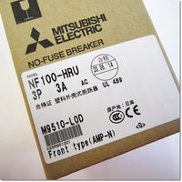 Japan (A)Unused,NF100-HRU,3P,3A  ノーヒューズ遮断器 ,MCCB 3 Poles,MITSUBISHI