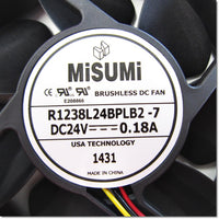 Japan (A)Unused,R1238L24BPLB-2A-7 DCファン 120角 38mm厚 パルスセンサ仕様 ,Fan / Louvers,MISUMI 